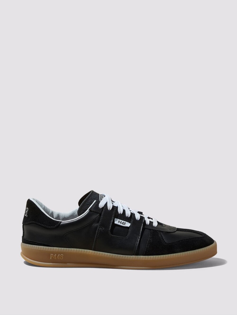 P448 MONZA BLACK UNISEX SNEAKERS | UNISEX | COLOR BLACK | SIZE: US 8W- 6M